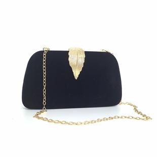 New Cross-border Foreign Trade Velvet Evening Bag Cheongsam Dress Bag Celebrity Clutch Bag Suede Crossbody Party Bag