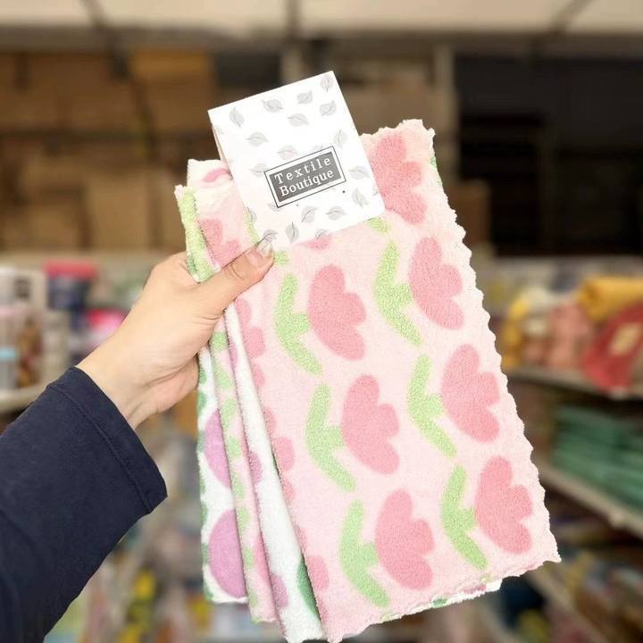 台所の雑巾油利は油がくっつかないことを除いて毛が落ちないので、家庭用の厚いプリントタオルサンゴのベルベットの皿洗い布を洗いやすい|undefined