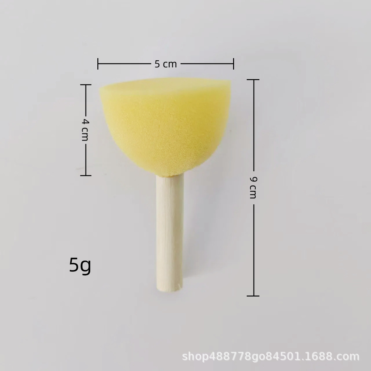 Fabricantes de graffiti al por mayor mango de madera esponja pincel de pintura sello infantil una variedad de especificaciones herramientas de pintura dedo sello pincel