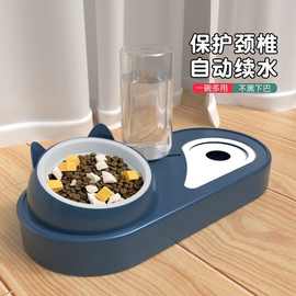狗碗狗盆猫碗双碗自动饮水猫食盆泰迪狗碗狗食盆猫咪水碗狗狗用品