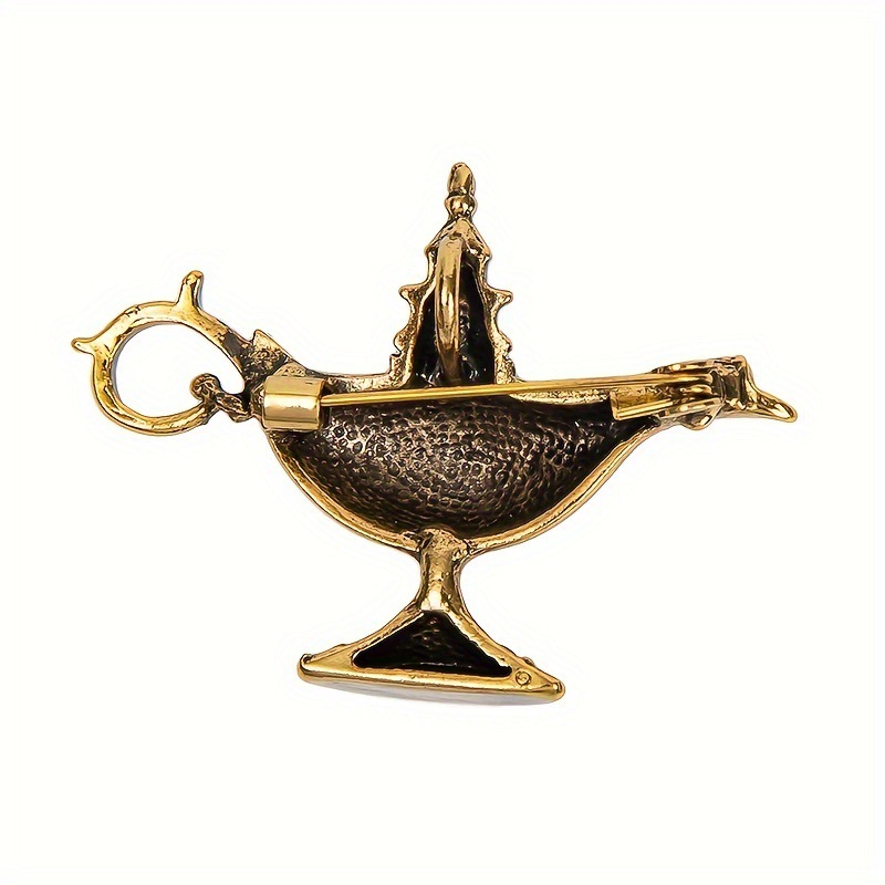 Aladdin magische lamp emaille broche dames legering speld badge_voghion.com