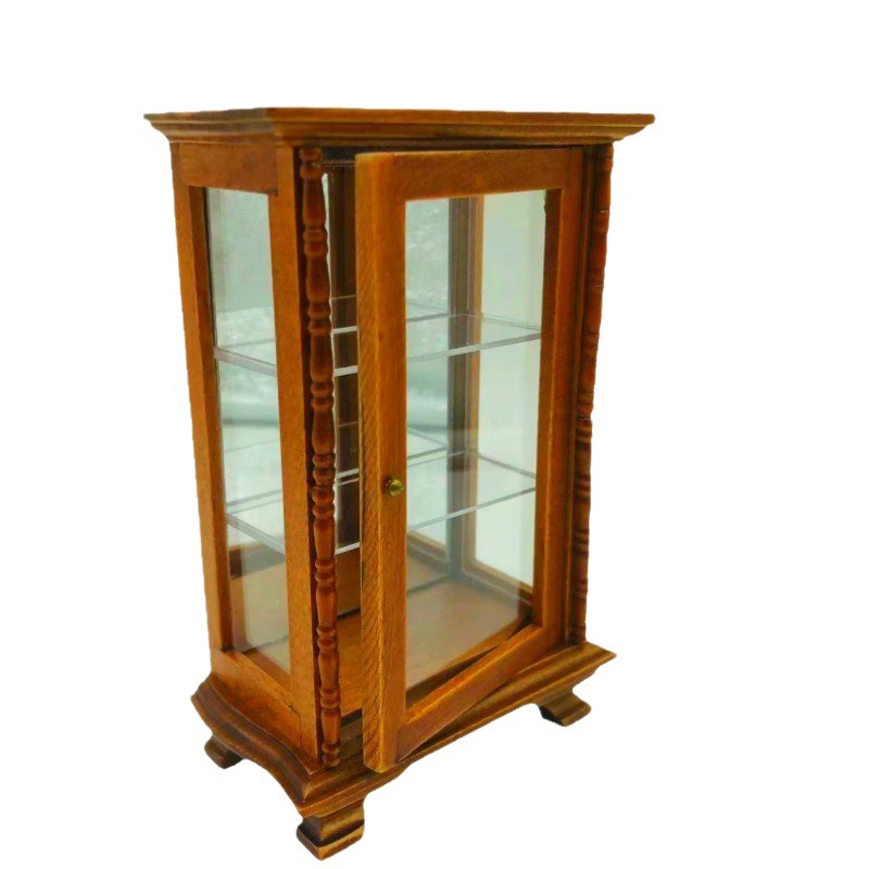 dollhouse  miniatures΢��ʳ��ģ�ͷ����������ľ�Ƴ���չʾ��