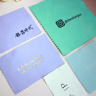 擦银布印logo定做金银器银饰上光布 擦银布定做 双面绒擦银布