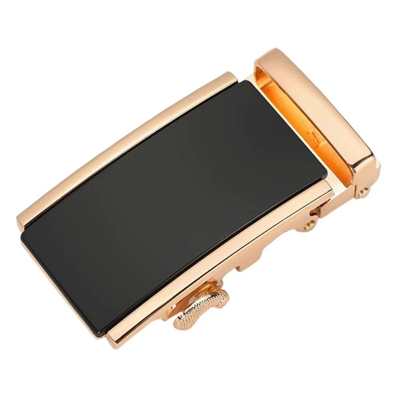 Мужская Автоматическая пряжка из сплава с кожаной головкой, Пряжка для брюк, пряжка для ремня, аксессуары, зажим 3,5 см