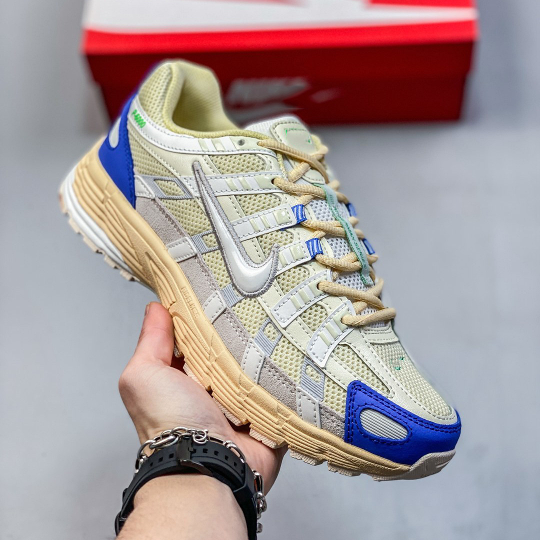 New Pure Original P-6000 Retro Dad Shoes for Men and Women, Fashionable and Versatile Mesh Breathable Lightweight Jogging Shoes and Casual Shoes