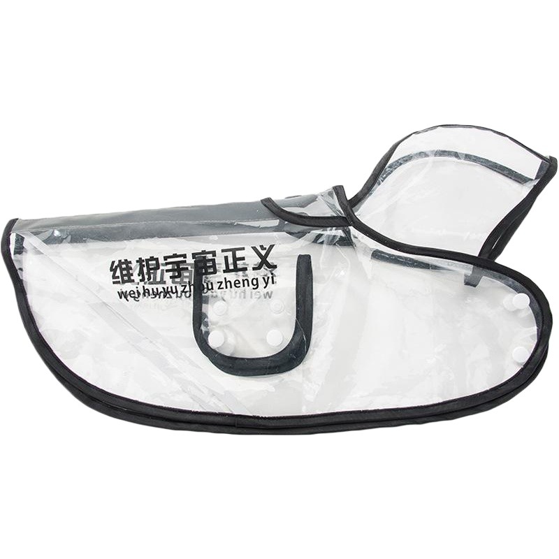 Nueva primavera cachorro banda reflectante impermeable para mascotas poncho transparente Teddy cachorro ropa para perros