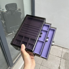 アクセサリーケース酸化防止高級洗練されたアクリル多層引き出しイヤリングピアス指輪ネックレスアクセサリー収納ケース