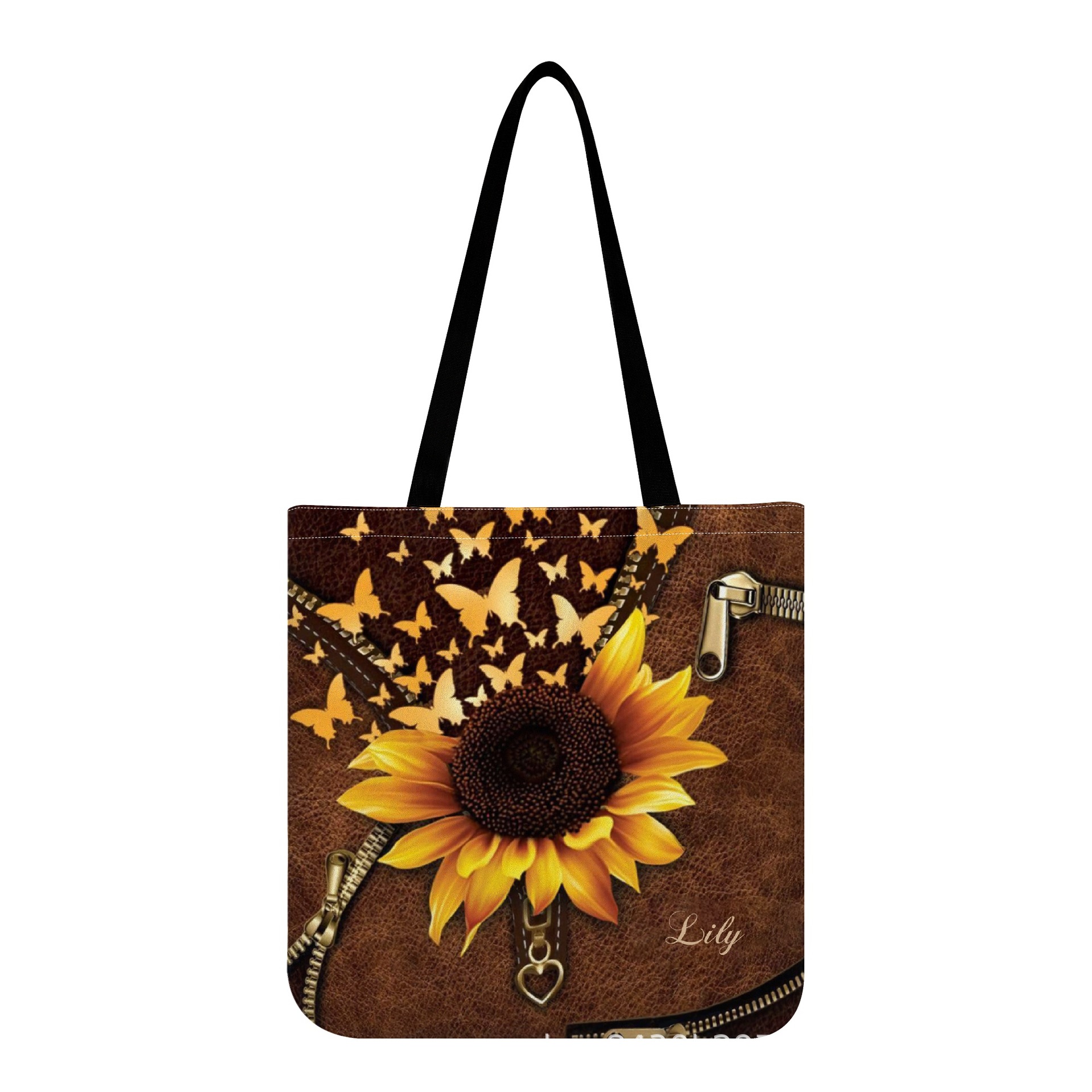 亚马逊新款单肩大容量购物袋学生帆布袋来图定 制一件代发