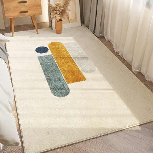 Simple Style Bedroom Bedside Carpet Thick Simple Living Room Sofa Coffee Table Runner Home Room Balcony Anti-Slip Mat