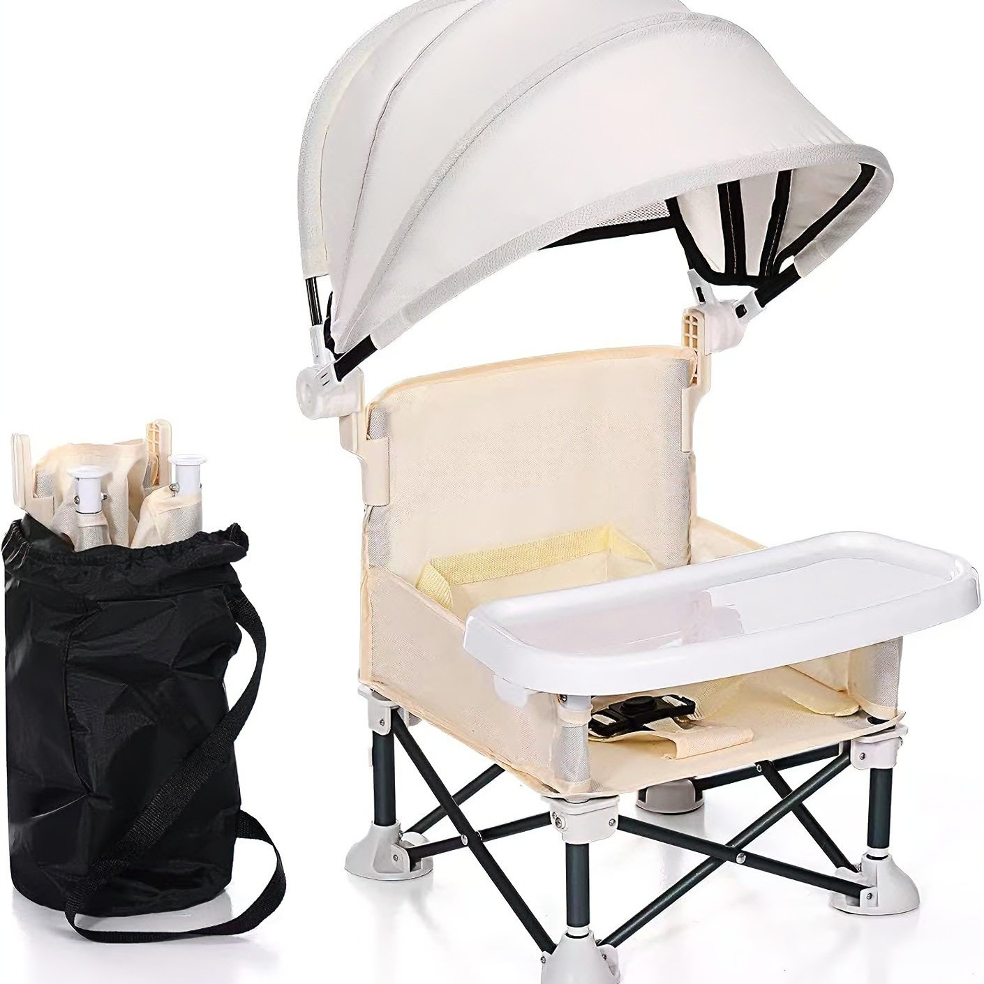 Comercio exterior transfronterizo niño silla de comedor plegable al aire libre silla de comedor portátil silla de comedor para niños silla de comedor para niños