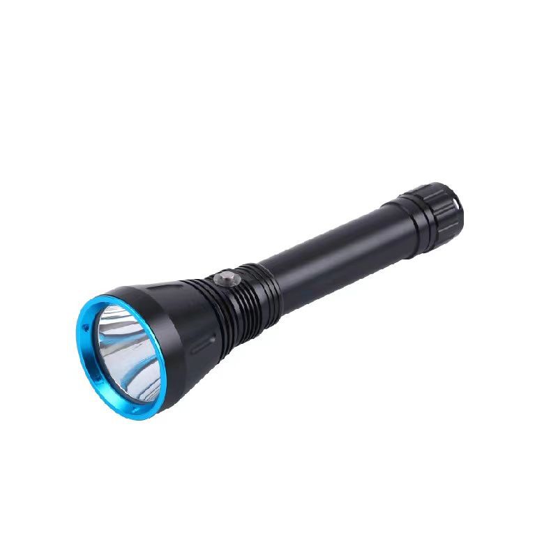 Fábrica al por mayor linterna de buceo fuerte luz impermeable noche pesca luz subacuática profesional IPX8 aventura al aire libre rescate emergencia