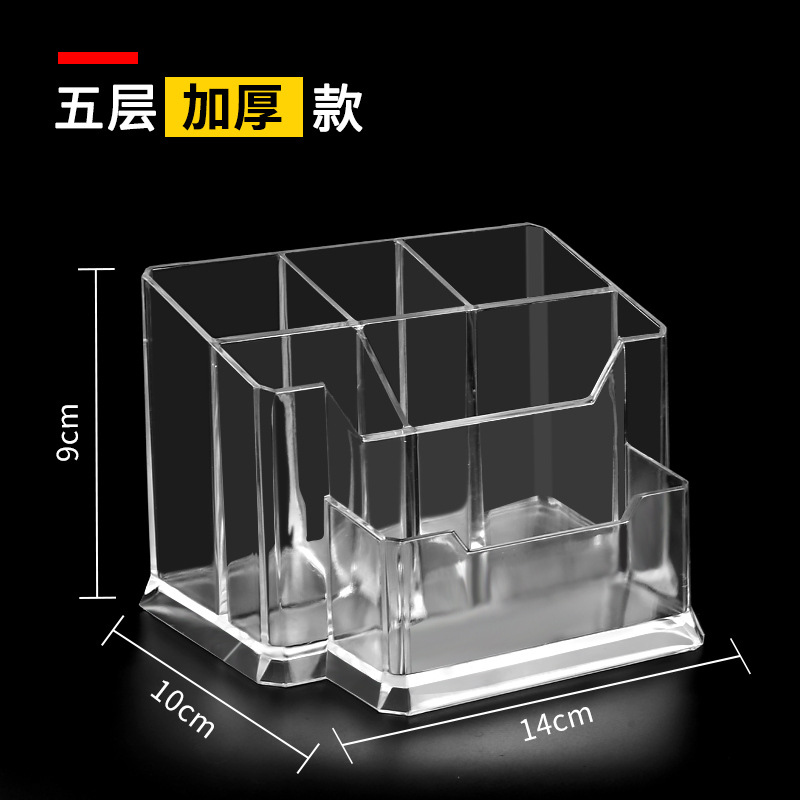 Titular de la tarjeta de visita de escritorio directo de fábrica caja de tarjeta de visita boutique creativa caja de almacenamiento de tarjeta de visita de acrílico