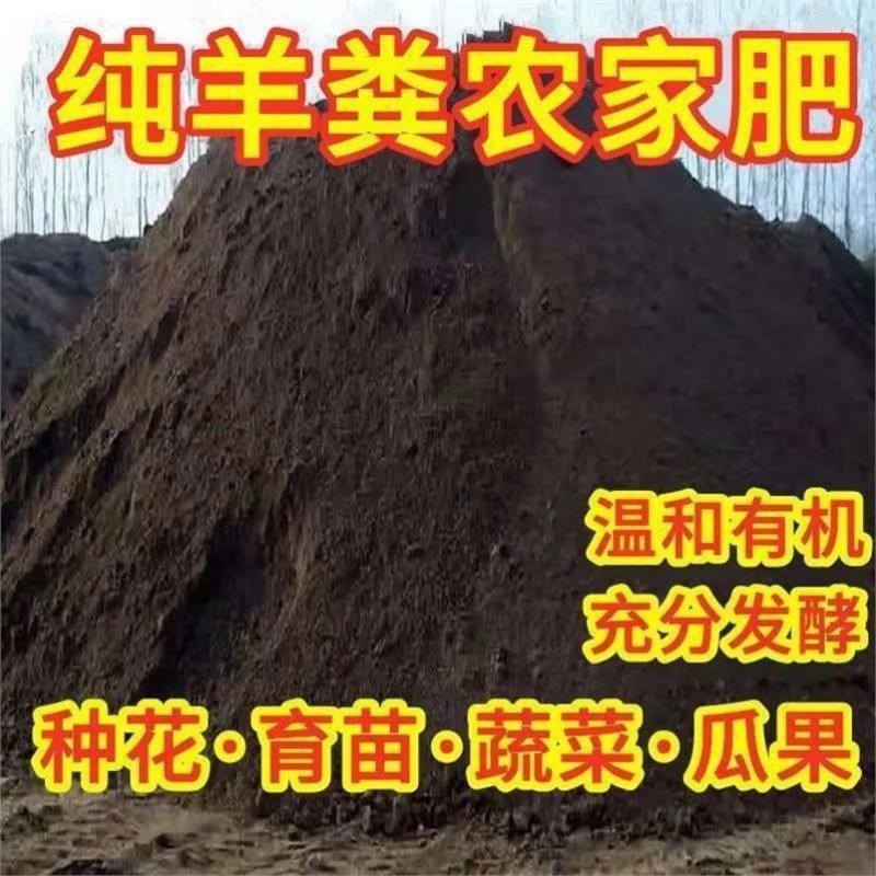 純粋な羊の糞、乾燥鶏の糞、野菜、果樹、花用の特別な発酵有機肥料、1トン|undefined