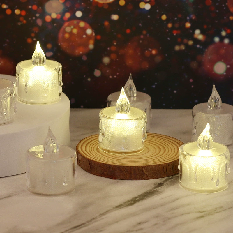 Электронная маленькая свеча для свечей предлагает свадебное признание артефакт Романтический сюрприз реквизит на день рождения декорация креативных принадлежностей