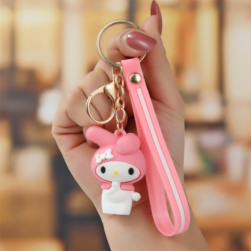 Kuromi keychain kt cat Melody key pendant cute couple bag pendant cinnamon dog car pendant