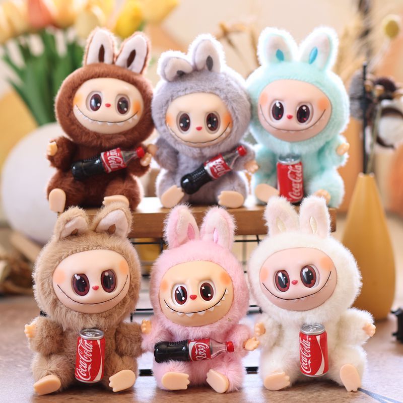 かわいいコーラビニールウサギペンダントぬいぐるみ人形バニーバッグペンダントキーホルダー人形|undefined