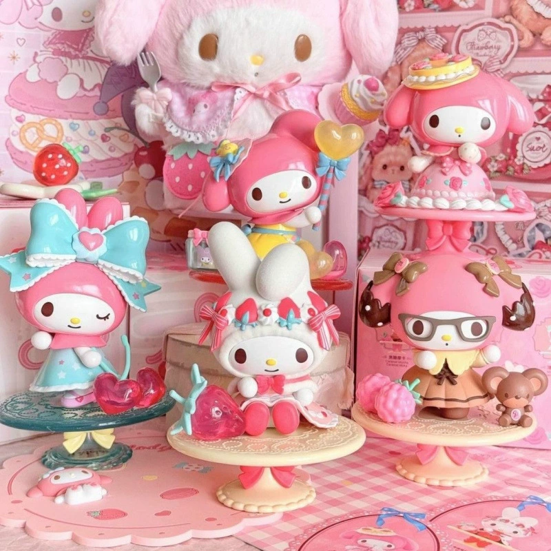 Настольная фигурка Sanrio My Melody «Afternoon Tea», мини‑фигурка ≈11 см, слепые коробки и наборы