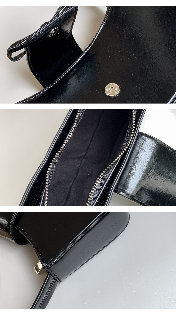 Borsa a tracolla singola rossa da donna 2024, nuova versione coreana, alla moda, minimalista, con fiocco sottobraccio_voghion.com