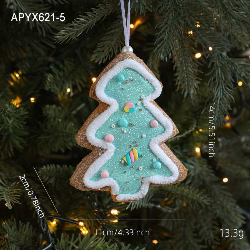 Árbol de Navidad azul Colgante