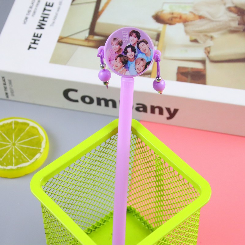 Creativo pequeño papelería fresca personaje sonajero pluma de góner dibujos animados estudiante herramienta de escritura pluma a base de agua al por mayor