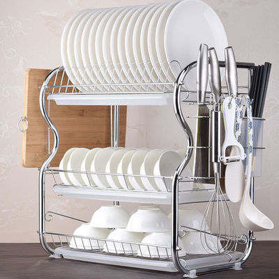 kitchen Supplies Shelf Rack Drain shelf Rack Dish rack Dishes Knife and fork storage box tableware Storage rack