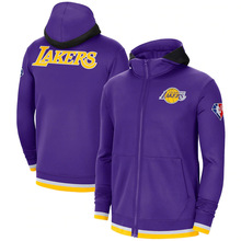 外贸秋季运动外套男NBA75周年篮球训练服户外休闲开衫夹克上衣