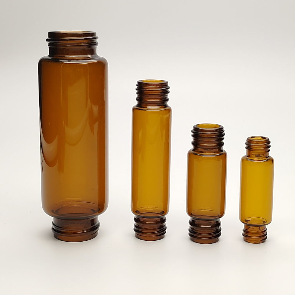 【厂家直供】两头螺纹玻璃瓶可按客户要求生产密封