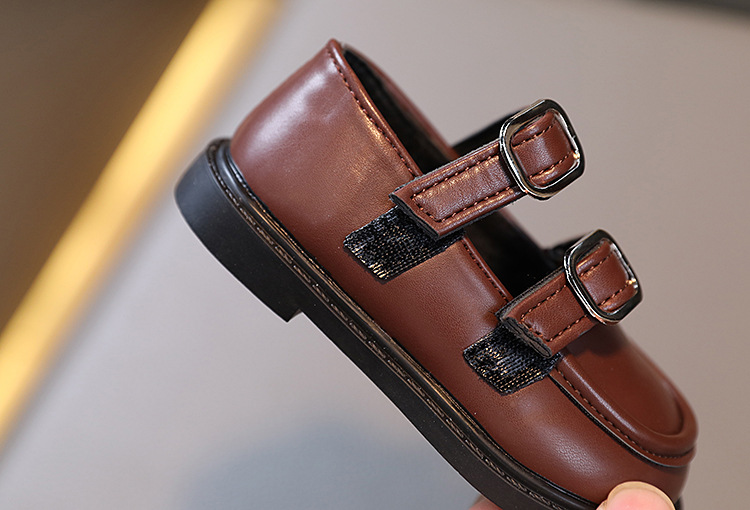 2024 Spring New Girl's Single Korean Edition Fashion Versatile Children's Leather Princess Trendy Casual Shoes_voghion.com