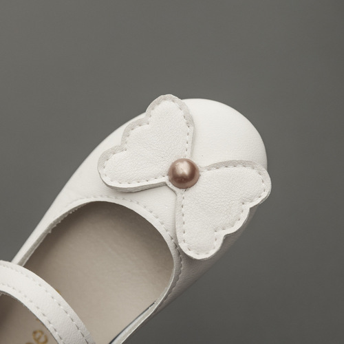 2024 Spring and Autumn New Princess Shoes Fashion Trend Children's Leather Shoes for Little Babies Kids' Single Shoes Spring Soft Sole