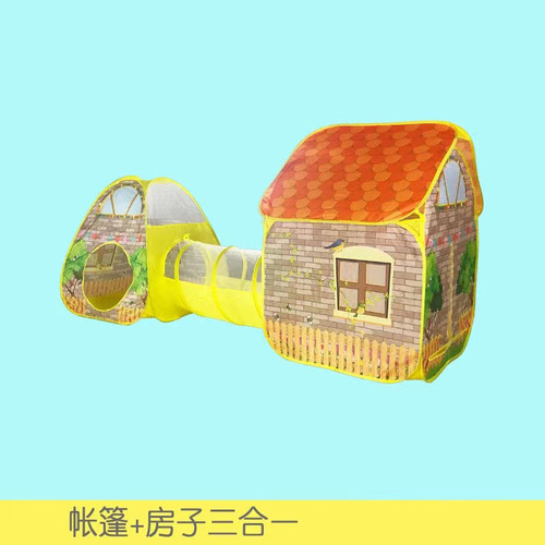Cross-border Amazon children's tent playhouse small house ocean ball pool play house garden villa tunnel tent