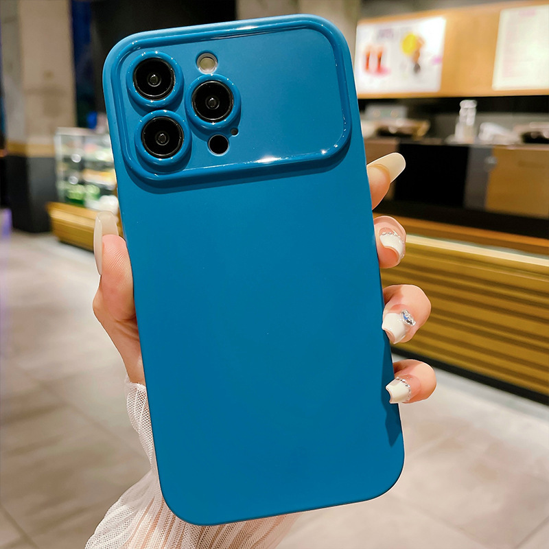 高级感纯色苹果X/XS手机壳大视窗iphoneXR磨砂XS纯色xr保护套批发|undefined