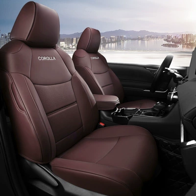 Car Seat Cushion Leather | Modelə uyğun (Original) oturacaq örtükləri - brown-standard-2020-2023-lexlelnot-for-2023-le