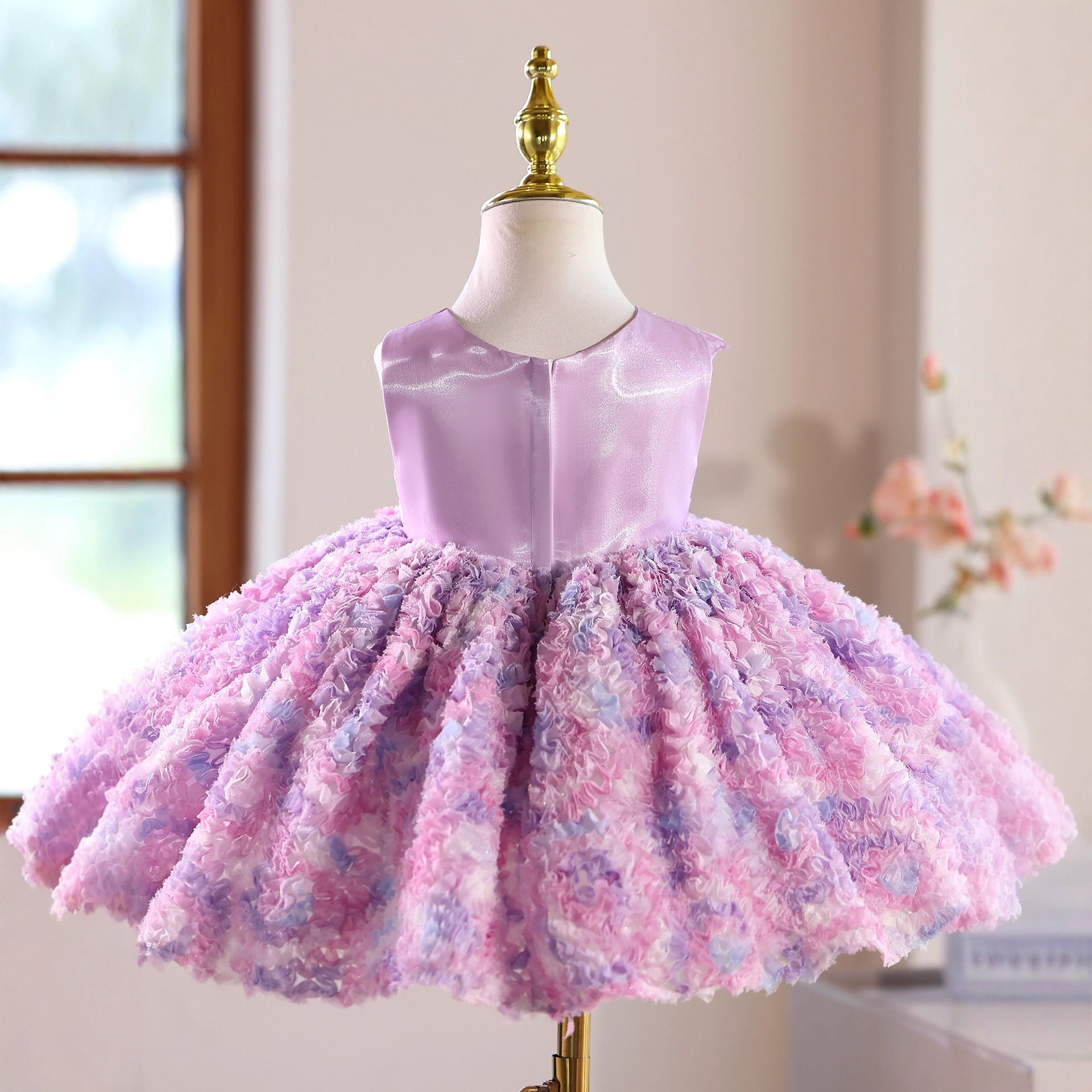 Robe de princesse pour fille anniversaire fête et performance_voghion.com