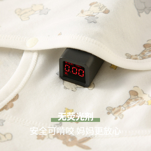Newborn spring and autumn baby clothes, long-sleeved crawling clothes, boneless baby onesies, baby clothes, pajamas