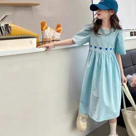 女童夏装连衣裙2026新款女孩夏天裙子洋气韩版童装儿童装公主裙夏