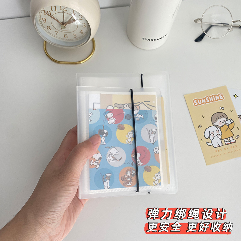 456789inch Simple Transparent Polaroid Insert Card Album for Collecting and Displaying Photos