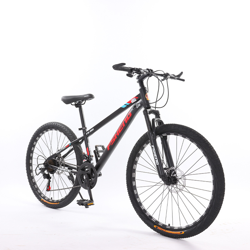 Fábrica al por mayor bicicleta de montaña modelo adulto todoterreno bicicleta de acero con alto contenido de carbono scooter de dos ruedas envío directo de fábrica