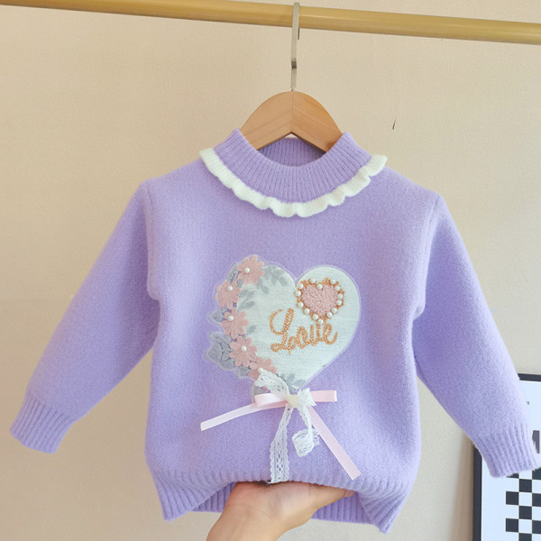 Girls sweater knitted sweater girl top knitted sweat