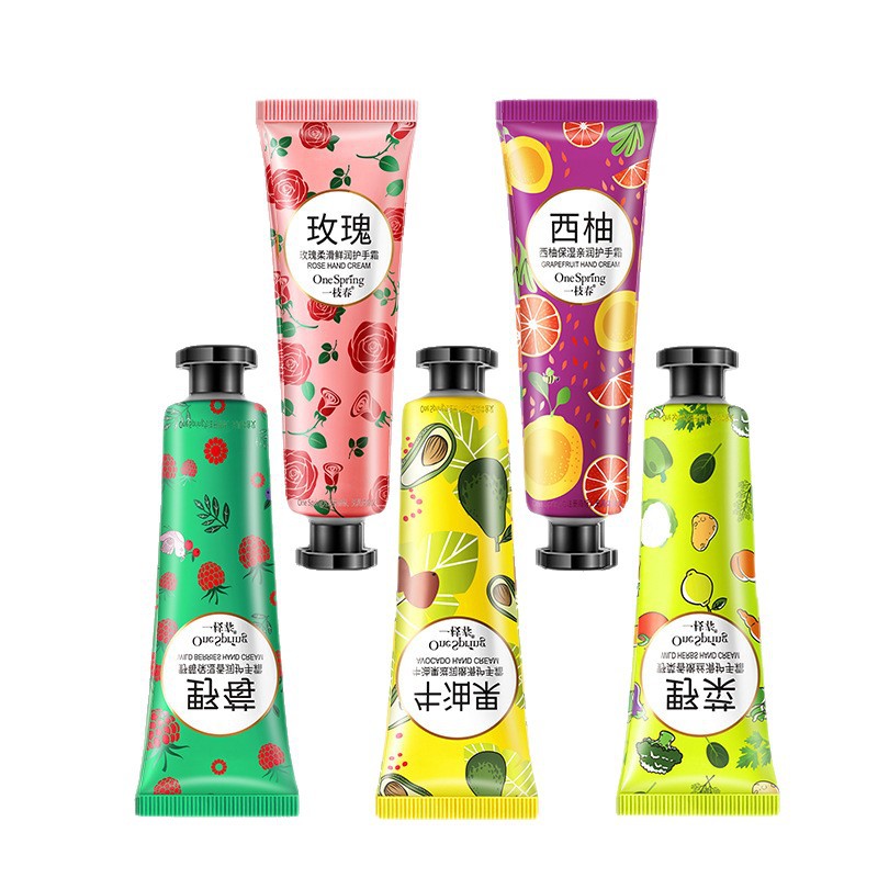 Una rama de aguacate de primavera crema de manos humectante anti-seco cuidado de manos pequeña crema de mano de apoyo con regalo de mano image 6