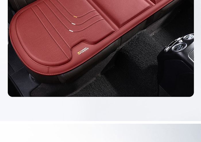 Summer rear seat luxury car seat cushion, breathable leather, ventilated, suitable for all seasons, three-piece set, single piece
