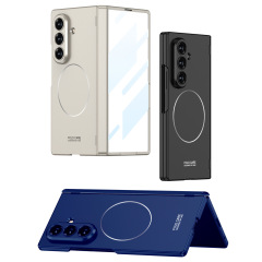 GKK はサムスン zfold7 携帯電話ケースワイヤレス充電磁気吸引折りたたみオールインクルーシブシェルフィルムヒンジヒンジ pc ハードに適しています