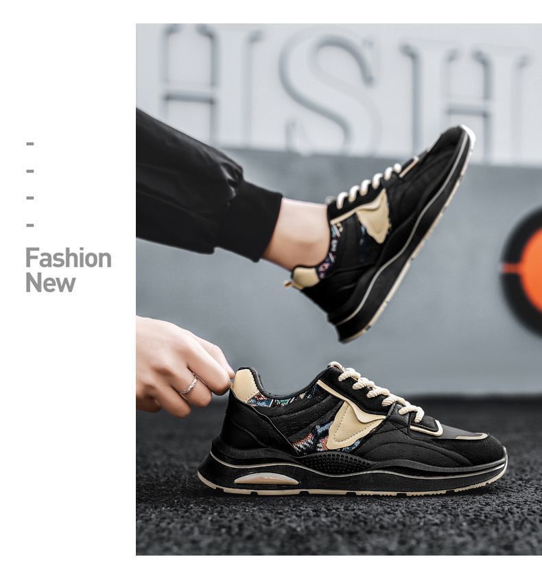 Men's Casual Shoes Soft Sole Thick Sole Trainers For Men_voghion.com