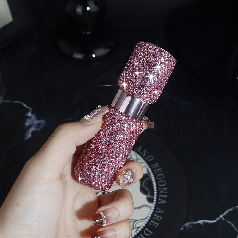 跨境爆款镶水钻分装瓶轻奢便携旅行小空瓶高颜值按压式补水喷雾瓶