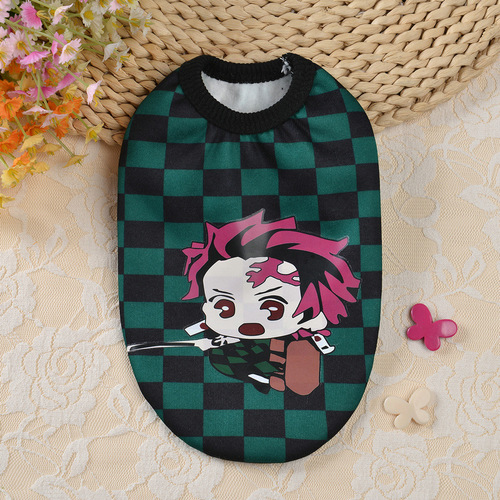  New Pet Clothes Anime Dog Clothes Teddy Deer Dog Clothes Mini Clothes Cat Small Size Clothes