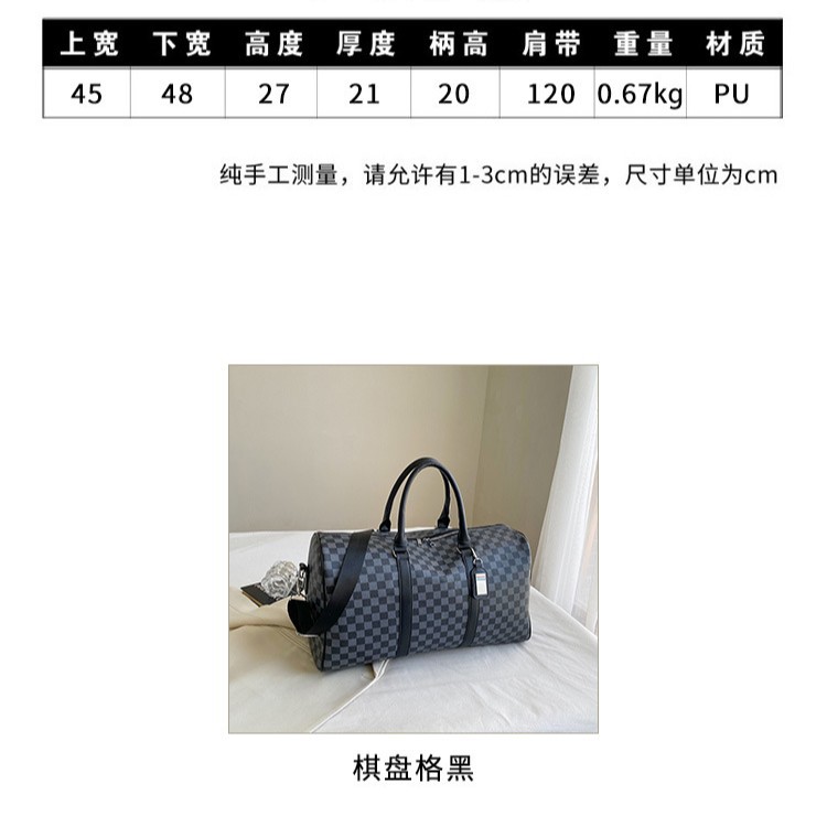 Korean Style Hand Carry Luggage Bag Business Travel Bag For Men And Women Large Capacity Travel Bag Shoulder Crossbody Gym Bag - Thumbnail 4