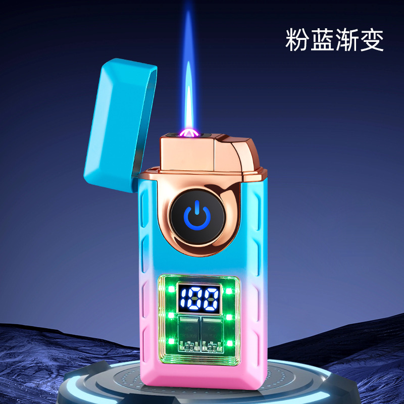 핑크 블루 그라데이션 - 가스 및 전기 이중 불꽃