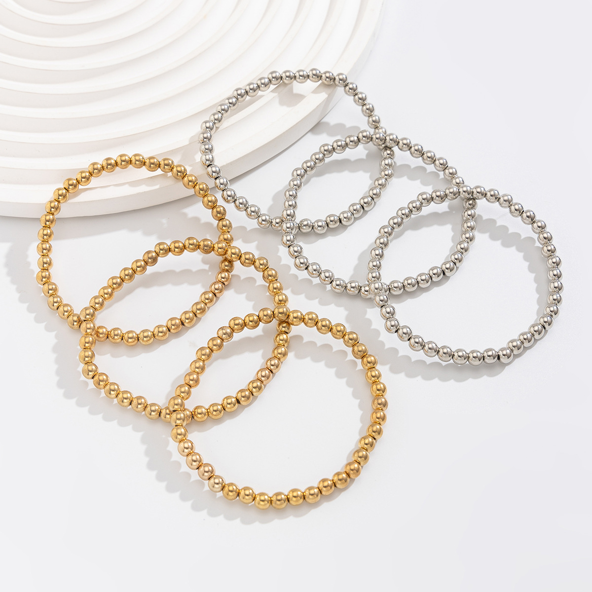 25g Weight Alloy, Copper Pendant Material Bracelets Classification CCB Chain Material Beaded Chain Chain Type 1 Set Quantity Street Occasion CCB, Alloy, Copper Material Heart Shape Pattern Women's Gender Exaggerated, Streetwear Style Exaggerated Streetwear Heart Shape CCB Alloy Copper Beaded Chain Beaded Bracelets Wholesale 33