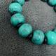 Factory Direct turquoise bracelet men's and women's old barrel beads beeswax single circle Wenwan bracelet vintage wholesale