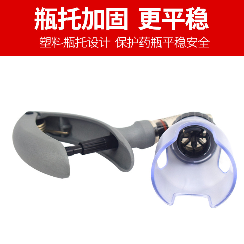 Aguja automática de inyección continua ajustable para cerdos, ganado, ovejas, pollos, jeringa para aves de corral 2ML