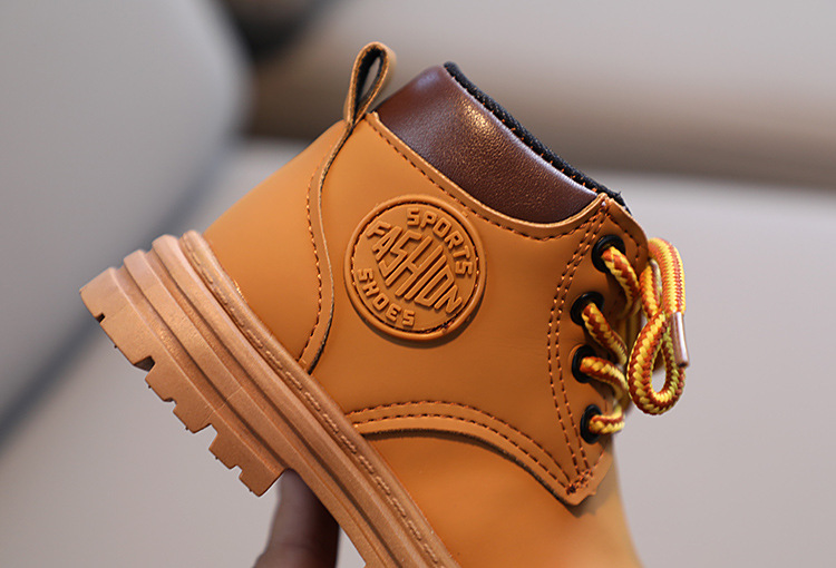 Martin 2023 Autumn/Winter New Children's Shoes Girls' Baby Little Yellow Boots Boys' Casual Soft_voghion.com